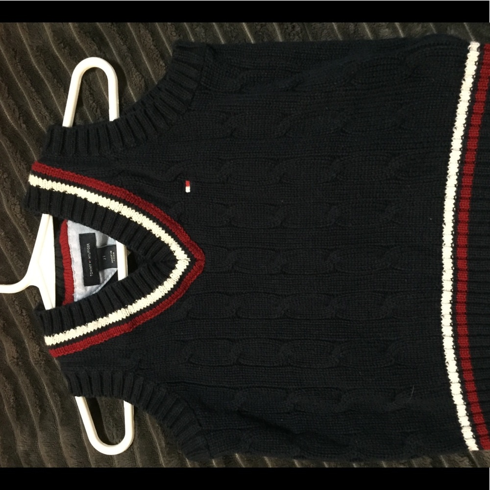 3T Navy Vest Boys Tommy Hilfiger